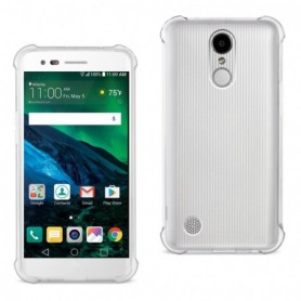 LG Fortune/ Phoenix 3/ Aristo Clear Bumper Case With Air Cushion Protection In Clear