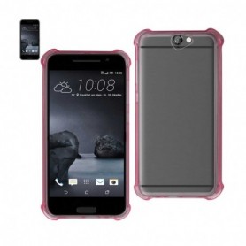 Htc One A9 Clear Bumper Case With Air Cushion Protection In Clear Hot Pink