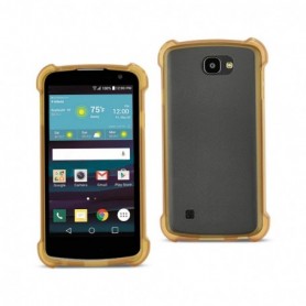 LG Spree Clear Bumper Case With Air Cushion Protection In Gold